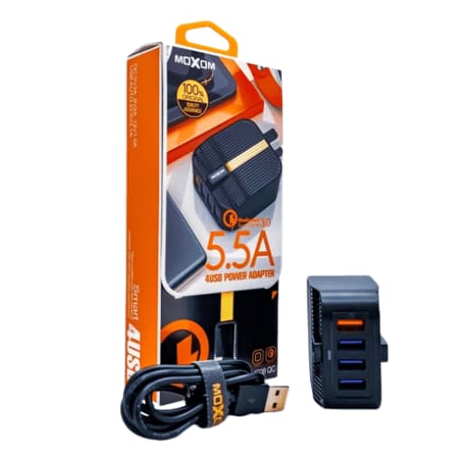 Chargeur original 4 Ports USB Moxom MX-HC09 QC.