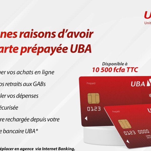 Carte Visa Prépayée UBA High