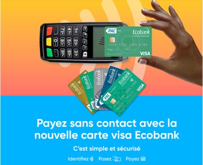 Second image of Carte Visa Prépayée Ecobank High Cashxpress