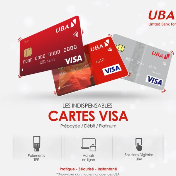Second image of Carte Visa Prépayée UBA Low