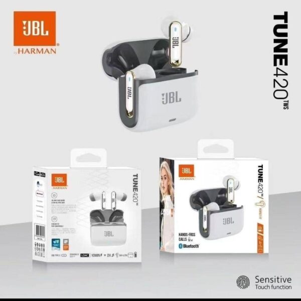 Ecouteur JBL Tune420TWS – Le son JBL, sans fil et sans limite !