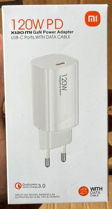 Chargeur MI 120W PD GaN à ports USB-C — la charge à la vitesse de l’éclair !
