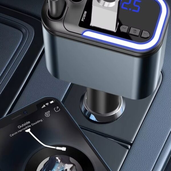 Chargeur Voiture 5 en 1 – La Station de Recharge Ultime pour Vos Trajets !