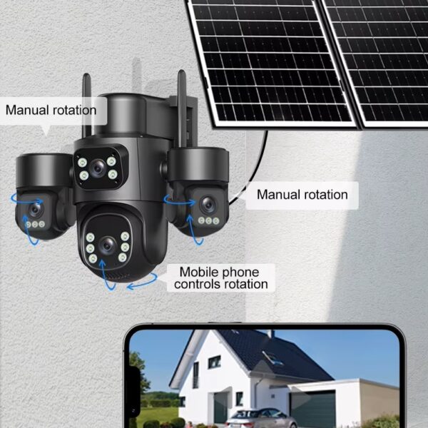 Second image of Caméra Solaire 4G Double panneau 16 MP | Surveillez Tout, Où que vous soyez !